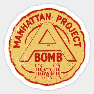 Manhattan Project Los Alamos, Nuclear WW2 Sticker